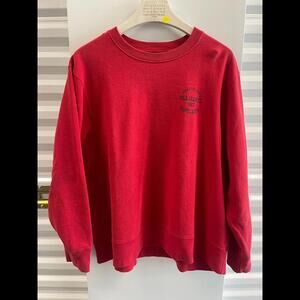 VTG 90S VTG RALPH LAUREN POLO JEANS CANVAS CREWNECK SWEATER RED SZ XL